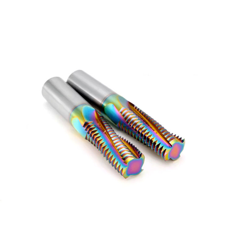 Full Teeth DLC Rainbow Threading End Mill Cutter HRC65 для алюминиевой нержавеющей стали