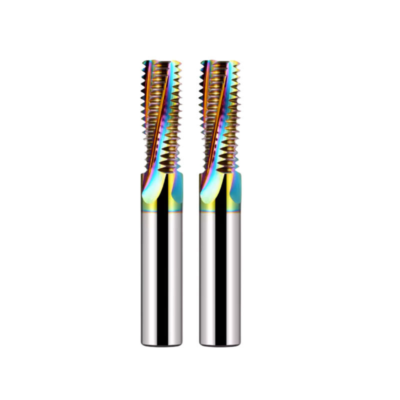 Full Teeth DLC Rainbow Threading End Mill Cutter HRC65 для алюминиевой нержавеющей стали