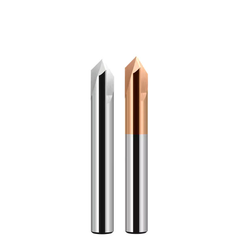 Chamfer Carbide End Mill HRC58 твердый 90 градусов 3 флейты для машины-инструмента для гравировки с ЧПУ